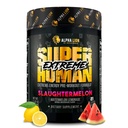 ALPHA LION Superhuman Extreme High Stim Pre Workout Powder, Beta Alanin, L- Taurin & 356mg Tri- Source Caffeine for Setrvalá energie, Oxid dusičný & Citrulline for Pump (21 Servings, Slaughtermeloun)