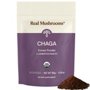 Real Houby Chaga Houba Powder - Organic Chaga Extract from Fruiting Body - for Wellness & Energy Support - Vegan, Non- GMO, 150 Servings - Houbový dodatek pro denní použití