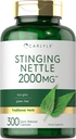 Carlyle Stinging Nettle Leaf Extract 2000mg PHARMAR 124; 300 kapslí PHARMAR 124; Non- GMO & Gluten zdarma dodatek
