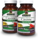 Příroda odpověď Cayenne Pepper Powder Capsule Dodatek, 90- Počet 124; Přírodní metabolismus Booster 124; Promotes Kardiovaskulární zdraví 124; Pomáhá s trávení & oběh (Balení po 2)