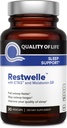 Kvalita života - Restwelle - Premium Natural ETAS and Melatonin Supplement - Non Groggy Formule s ETAS a Melatonin SR - Non Habit Forming - 30 Kapsle