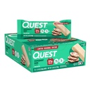 Quest Nutrition Peppermint Bark Protein Bar, 21g Protein, 4g Net Carb, 1g Cukr, gluten Free, 12 Počet
