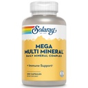 Solaray Mega Multi Mineral, Denní Mineral Komplex s vápníkem, Železo, hořčík, zinek, a více ve vysoce absorbovatelné chelatované formy, celkové zdraví a imunitní podpora, 50 Služeb, 200 Kapsle