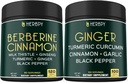 Bundle 7in1 Berberine HCl & 5in1 Ginger dodatek - Podpora imunitního, stravovacího a srdečního zdraví
