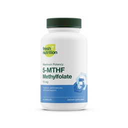 L Methylfolát 15 mg - Maximální účinnost - Active Vitamin B9 Superior Biologická dostupnost - 5-MTHF Methylfolát pro mood, Cooding, Imunity, Kardiovaskulární, neurologické, reprodukční zdraví - 60 Kapsle