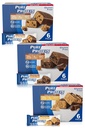 Čisté proteinové bary, vysoký protein, výživné Snacks na podporu energie, nízký cukr, gluten zdarma, Vina zdarma Variety Pack (Cookie Dough / Choc Karamel / arašídové máslo Cup), 1.76 oz, Pack of 18