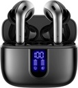 TAGRY Bluetooth sluchátka True Bezdrátové sluchátka 60H Display LED Power Display sluchátka s bezdrátovým nabíjecím pouzdrem IPX5 vodotěsné in- Uar ušní pouzdro s Mic pro TV Smart Phone Laptop Computer Sports