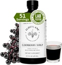 Elderberry Sirup by Elderlane - Elderberry Shots - Imunitní Supplement pro děti a dospělé - Imunitní Boostery - Natural Imunity Booster - Made with Honey & Elderberry - Gluten- Free - 8.5 Fl Oz