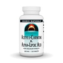 Zdroj Naturals Acetyl L- karnitin & Alfa- Lipoová kyselina 650mg - 120 tablet
