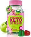Keto Acv Gummies for Advanced Weight Loss: Apple Cider Ocet Gummies with Vitamíny to Support Digestion, Metabolismus, a imunitní zdraví - Cukr zdarma 80 ct