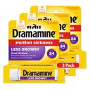 Dramamin Celý den méně utopení, Motion Nemoc Relief, 8 Počet, 3 balení