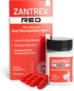 Zantrex Red Body Recomposition & Active Energy Booster Dodatek 124; Podporuje tělo sochařství, zvýšené zaměření a cvičení Výkon 124; 28 Kapsle