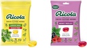 Ricola Cukr zdarma 105ct Lemon Mint & 45ct Berry Medley Hrdlo Kapky Bundle