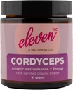Jedenáct TLC - Cordyceps Houbový prášek 124; 100% organická látka 124; Atletická výkonnost + energetika 124; US Grown látka 124; GMO zdarma 124; non - Reactive Glass Container 124; 41g látka 124; 20 Služeb