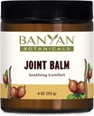 Banyan Botanicals Joint Balm - Organic Balm for Joints with Boswellia and Guggulu - for Supporting Comfortable Joints and Cell Joint Health - 4 oz - Non- GMO Udržitelně Sourced Petroleum Free