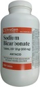 Bikarbonát sodný Tablety USP 650 mg (10 zrn) pro úlevu od požití kyseliny, Heartburn, Sur Stomach & Upset Stomach 1000 Tablety na láhev CitraGen Pharmaceuticals Inc