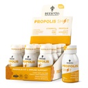 BEE a vy imunitní podpora 100% přírodní Propolis Shot dodatek, antioxidanty, vitamín C, VIT D3, zinek, pomerančová šťáva, syrový med, 1.69 fl. oz x 12 Lahve