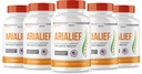 (5 PACK) Arialief Sciatica Nerve Support, Arialeaf Advanced Nerve Health, Arialeaf Prime Palm Sciatica, Aria Leaf Primepalma Aria Lief, Nerve Relief Dodatek Sciatic Soothing (300 Kapsle)