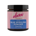 Jedenáct TLC, Organic Blue Spirulina Powder, Flavorless, Superfood, Vitamíny + Minerály, Espirulina Azul en Polvo, Plant Protein, Non- GMO, Non Messy Glass Jar, 1.24 Ounce 35 Servings