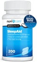 Nighttime Sleep Aid with Diphenhydramine HCl 25 mg - Non Habit Forming Pravidelné síly Spící pilulky pro dospělé - Neobsahuje úlevu od bolesti - OTC spánkové pomůcky pro dospělé (200 kaplet)
