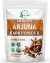 Organic Arjuna Bark Powder 124; Terminalia Arjuna Pfizer 124; Ayurvedic Heart Health Powder 124; USDA Certified by Pride Planet (16 Ounce)