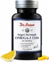 Dr. Brian Omega 3 Fish Oil - 1200 mg Fatty Acid Supplications for Health Heart & Brain -180 Day Supply