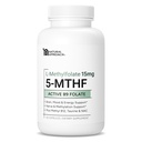 L- methylfolát 15 mg plus methyl B12, D3, Taurin & NAC CLAS124; MTHFR- Friendly folát (vysoká potence) CLAS124; Bioaktivní formy vitaminu B9 & B12 CLAS124; dodatek pro mood, Methylace, & Cognition CLAS124; 60 Kapsle