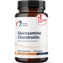 Designy pro zdraví Glucosamine Chondroitin - Glucosamine Sulfath + Chondroitin Sulfath Dodatek - Podporuje zdravé společné funkce (120 Kapsle)