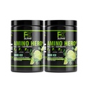 FXSUPS Amino Hero Sour Ice Flavor (50 Služeb) 124; Post- Workout Recovery drink pro muže a ženy 124; Energy Powder Mix s BCAA, EAA, a Electrolytes S124; Promotes Endurance a zdravé svaly - 2 Pack