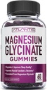 Atlantis Nutrition Magnesium Glycinate Gummies 700mg - Vegan Magnesium Glycinát pro děti a dospělé - Muscle Support & Enhanced Sleep - Delicious Grape Flavor - pro celou rodinu - 60 Počet