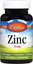 Carlson Labs Zinek, 15 mg, 250 tablet