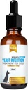 Kilab Natural Yeast Infection Treatment for Dogs. Podporuje zdravé Itch Relief, Zánět, Alergie Relief & More. Dog Yeast Infection Léčba. (60 ML)