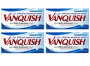 Vanquish Extra Strength Pain Reliever Caplets, 4 Počet