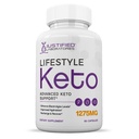 Životní styl Keto pilulky 1275MG Nová a vylepšená formule obsahuje jablečný ocet extra panenský olivový olej prášek zelený čaj Leaf 60 Kapsle