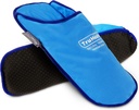Ice Pack Slippers for Neuropatie Relief - 1 pár, Blue Vinyl Gel - Ice Pack Wraps & Cold Slippers for Swilled Feet Relief - Hot & Cold Therapy for Plantar Fasciitis & Burning Sensation