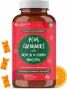 Kavir PCOS doplňky pro ženy s 40: 1 Poměr Myo & D Chiro Inositol Zpevněné PCOS Vitamíny & Minerály - Orange Flavour - 60 Veg Gummies