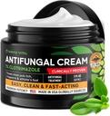 Antimykotická krém pro Athletovu nohu, Ringworm & Jock Itch - Clotrimazol 1% Made in USA - Extra Strength Ring Worm, Jock Itch Cream, Anti Fungal Sportes Foot Treatment for People Skin Fungus - 2 oz