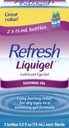 Refresh Liquigel Lubricant Eye Gel, 2 Lahvičky 0,5 Fl Oz (15ml) Každý sterilní (30ml)