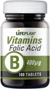 Lifeplan Kyselina listová 400Mcg 100 tablet