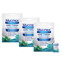 Mucinex InstaSoothe Sore Throat + Cough Relief Alpine Byliny & Mint Flavor, rychle působící, Cooling Comfort, Výkonný Sore Throat Oral Pain Reliever, 40 Medikované kapky (40 Počet (balení po 3))