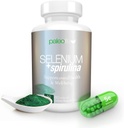Zvýšení koncentrace, paměti a energie s Premium Selen + Spirulina - Premium Antioxidant dodatek pro funkci mozku - 60 denní dodávky (60 kapslí) - (1- balení)