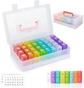 Měsíční Pill Organizátor 2 krát denně, 30 Den Pill Organizátor 2 krát denně, Pill Boxy a Organizátor 2 krát denně s cestovní pouzdro, Moth Pill Box Am Pm Měsíc Pill Box Organizátor s 32 Daily Compartments
