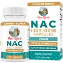 MaryRuth Organics NAC Dodatek N-Acetyl Cysteine 124; 2 Měsíční zásoba 124; NAC 1000mg na Serving 124; Vegan Kapsle 124; Gluthamin Prekurzor 124; Amino Acid 124; Non-GMO 124; Gluten Free Capsle 124; 120 Počet 124; 60 Služeb