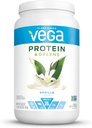 Vega Protein a Zelené Vanilla (25 Služeb, 26.8 Ounce) - Vegan Plant Powder Shake, Gluten Free, Non Dairy, Non Soy, Non GMO