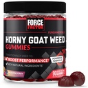 Síla Faktor Nadržený Kozí Žvýkačky pro muže, Přírodní Muž Drive & Vitality Dodatek se složkami pro Superior Absorpce, Delicious Passion Berry Flavor, Black, 90 Počet
