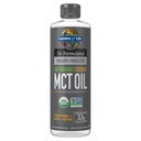 Zahrada života Dr. Perforovaný Brain Health 100% Organic Coconut MCT Oil 16 fl oz Neochucené, 13g MCTs, Tělo a mozek palivo, Certified Non- GMO Vegan & gluten Free, Hexane- Free