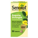 Senokot Pravidelná síla Senna Laxative tablety Zácpa Relief pro dospělé, 50 počet