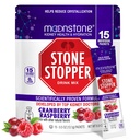 Moonstone Stone Stopper Drink Mix, Cranberry Malina, Ledvina Kámen Prevence, Oxalát vápníku Protector, Vyvinutý Urology zlepšit hydrataci a podporu zdraví ledvin, 15 Den Dodávka