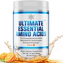 Ultimate 100% Essential Amino Acids Powder [Citrus Flavor, 60 (5g) Servings] BCAA Plus L-lysin, L-Threonin, L-Fenylalanin, L-Methionin, L-Histidin & L-Triptofan Nutritional Supplementation