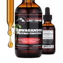 Ztracené říši Byliny Ashwagandha Spagyric Tincture - Liquid Drops Root Extract for Men, Women, Sleep, Cortisol - Nejlepší Ashwagandha dodatek USA Grown Organic (2 fl oz)